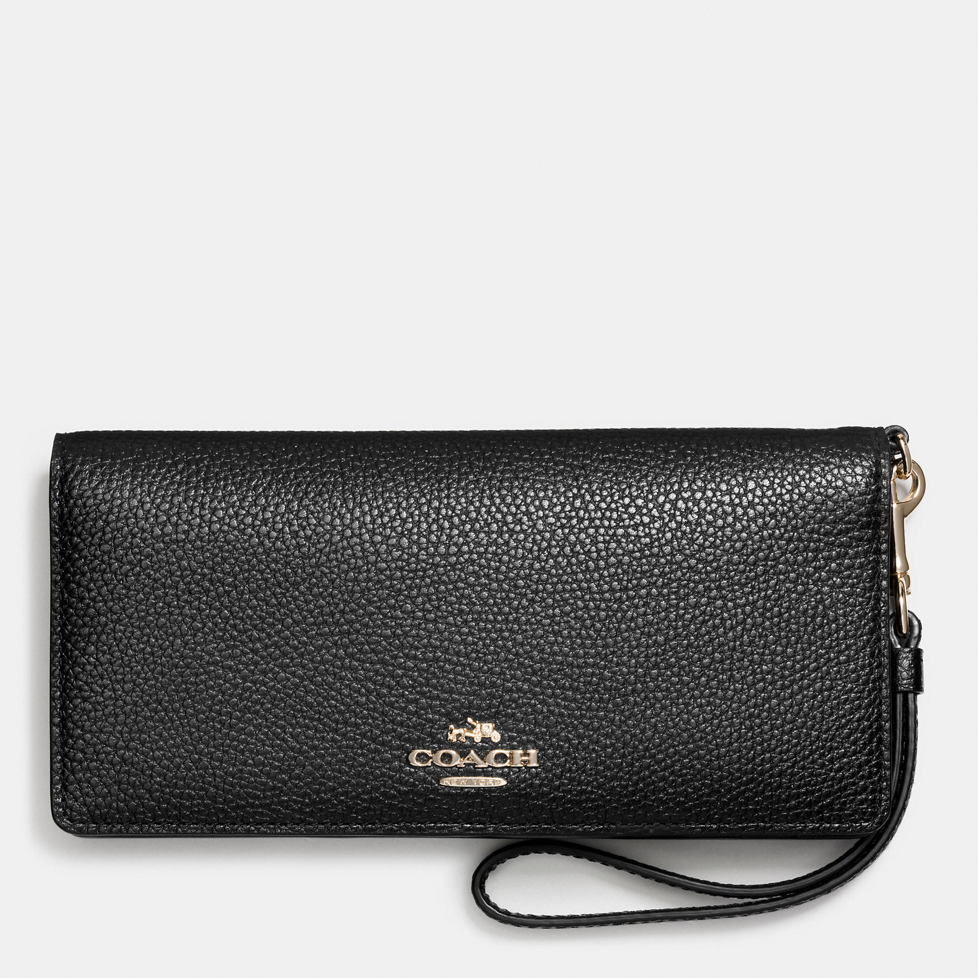 Brand Coach Slim Wallet In Pebble Leather | Coach Outlet Canada